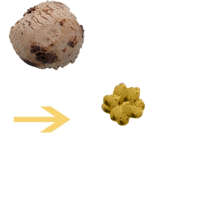 Creation of Abstract ice cream: Step 2